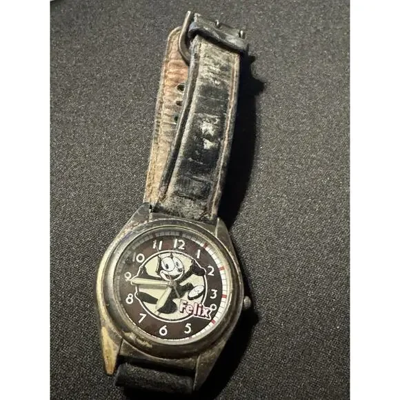 Rare Vintage Felix The Cat Watch Limited Edition 339 Of 10k Not Working